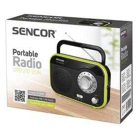 Rádioprijímač Sencor SRD 210 BGN čierny/zelený

 obrázok produktu 1 z 1