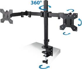 Držiak Esperanza ERW018 držiak pre 2 monitory čierny

 obrázok produktu 1 z 5