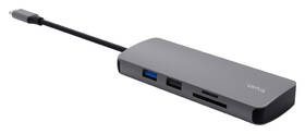 USB Hub Trust Dalyx 8v1 USB-C sivý

 obrázok produktu 1 z 16