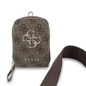 Popruh na krk Guess Crossbody PU 4G Metal Logo + Peňaženka hnedý

 obrázok produktu 2 z 5