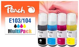 Cartridge Peach Epson 103/104 MultiPack, 1x 4500, 3x 7500 strán - CMYK 

 obrázok produktu 1 z 1