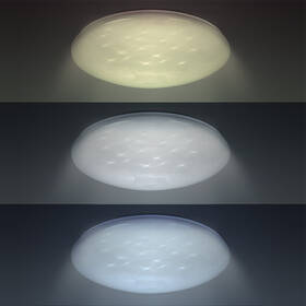 LED stropné svietidlo Solight Star, okrúhle, 24W, 2400lm, diaľkové ovládanie, 37cm biele

 obrázok produktu 2 z 6