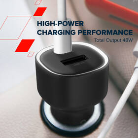Adaptér do auta Canyon OnDrive 48 PD 48W USB-A+USB-C čierny

 obrázok produktu 5 z 9