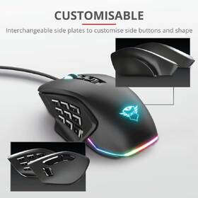 Myš Trust GXT 970 Morfix Customisable Wired čierna

 obrázok produktu 10 z 16