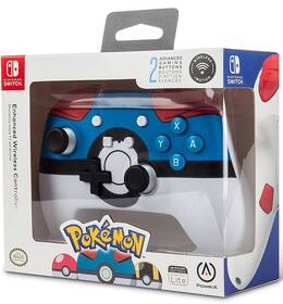 Gamepad PowerA Enhanced Wireless Controller, Nintendo Switch - Pokemon Great Ball čierny/biely/modrý

 obrázok produktu 4 z 5