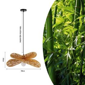 Závesné svietidlo IMMAX BOHO MARIPOSA, D50cm, E27, prírodná juta čierne/hnedé

 obrázok produktu 2 z 6