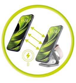 Bezdrôtová nabíjačka Mobile Origin 3in1 Qi2 25W UltraSlim PW36 sivá

 obrázok produktu 7 z 11
