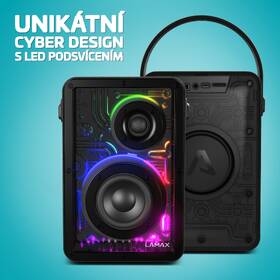 Prenosný reproduktor LAMAX CyberWave1 čierne

 obrázok produktu 5 z 11