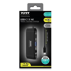 Dokovacia stanica PORT CONNECT 8v1 DUAL SCREEN, HDMI, VGA, 3xUSB-A, RJ-45, TF, SD čierna

 obrázok produktu 9 z 9