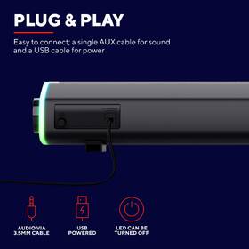 Soundbar Trust GXT 620 Axon čierny

 obrázok produktu 10 z 12