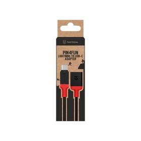 Redukcia Tactical Pin4Fun USB-C/Lightning 3,5mm, 10cm čierna/červená

 obrázok produktu 1 z 2