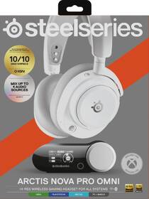 Headset SteelSeries Arctis Nova Pro Omni biely

 obrázok produktu 16 z 17