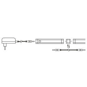 Podlinkové svietidlo Solight dotykové, stmievateľné, 2x 5W, 4100K, 2x 50cm biele

 obrázok produktu 5 z 5