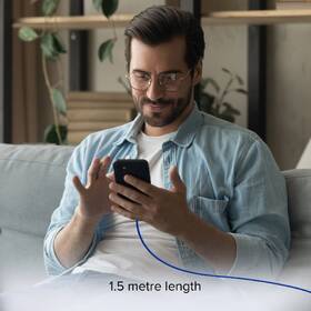 Kábel SBS USB-C/USB-C, PD, 60 W, 1,5 m modrý

 obrázok produktu 7 z 9
