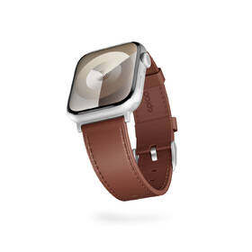 Remienok Epico Leather na Apple Watch 38/40/41mm hnedý

 obrázok produktu 2 z 4