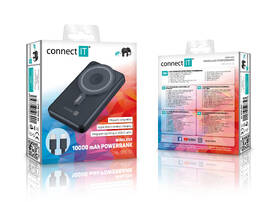 Powerbank Connect IT TravelCharge 10000 mAh, integrovaný USB-C a Lightning kábel sivý

 obrázok produktu 10 z 10