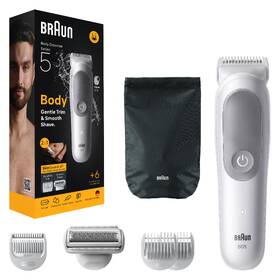 Zastrihávač telový Braun BG5550 sivý

 obrázok produktu 2 z 15