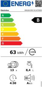 Umývačka riadu Electrolux E82LB120S 

 obrázok produktu 1 z 15
