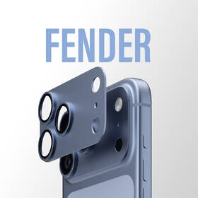 Tvrdené sklo PanzerGlass FENDER na Apple iPhone 18 Pro Max, ochranný hliníkový prvek fotoaparátu modré

 obrázok produktu 6 z 6