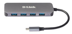 USB Hub D-Link USB-C na 4x USB 3.0 s funkciou Power Delivery sivý

 obrázok produktu 1 z 2