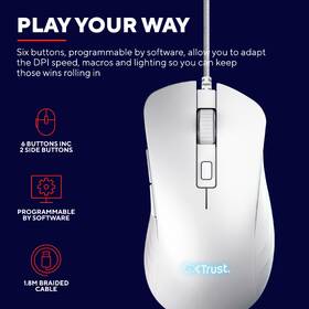 Myš Trust GXT 924 YBAR+ biela

 obrázok produktu 8 z 9