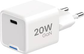 Nabíjačka do siete WG GaN, 1xUSB-C, PD 20W biela

 obrázok produktu 2 z 2