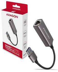 Sieťová karta Axagon USB-A 3.2 Gen 1 - Gigabit Ethernet sivá

 obrázok produktu 6 z 6