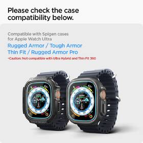 Tvrdené sklo Spigen tR EZ Fit na Apple Watch Ultra 2/Ultra 49mm, (2 ks) 

 obrázok produktu 4 z 5
