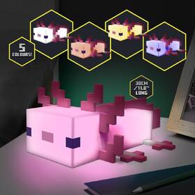 Dekoratívne LED Paladone Minecraft Axolot biele/ružové

 obrázok produktu 3 z 3