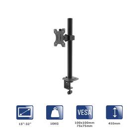 Držiak Akyga AK-MB-03, single, na monitor, pre uhlopriečky 15" až 32", nosnosť 10 kg čierny

 obrázok produktu 2 z 2