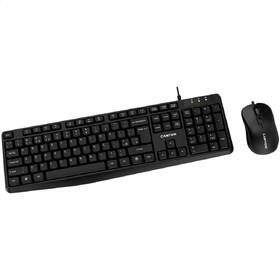 Klávesnica s myšou Canyon CNE-CSET1, 1000 DPI, USB, CS, vodeodolná čierna

 obrázok produktu 1 z 2