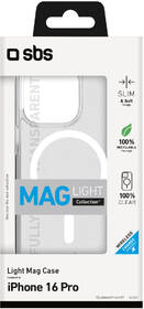 Kryt na mobil SBS Light Mag Case s podporou MagSafe na Apple iPhone 16 Pro priehľadný

 obrázok produktu 1 z 1