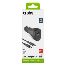 Adaptér do auta SBS USB-C 25W BLK 

 obrázok produktu 1 z 1