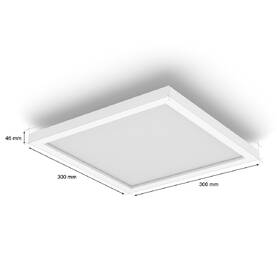 LED stropné svietidlo Philips Aurelle Panel S, 30 cm biele

 obrázok produktu 2 z 9