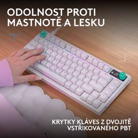 Klávesnica Logitech G316 X 75 - US INT'L layout biela

 obrázok produktu 13 z 16