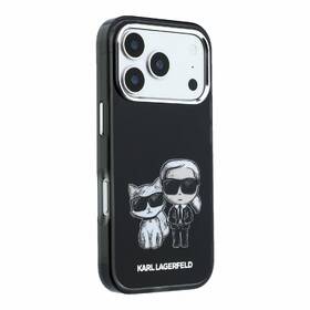 Kryt na mobil Karl Lagerfeld PU Semi Wrap Smooth Sketch Bodies Magsafe na Apple iPhone 18 Pro Max čierny

 obrázok produktu 4 z 6
