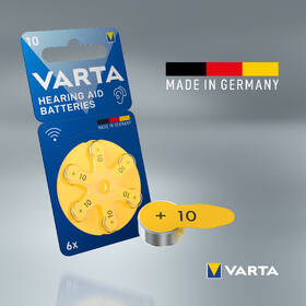 Batéria do načúvacích prístrojov Varta Hearing Aid Battery 10, blistr 6ks 

 obrázok produktu 5 z 5