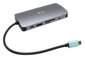 Dokovacia stanica i-tec USB-C Metal Nano Dock HDMI/VGA, LAN, PD 100W + Charger 100W (bundle) 

 obrázok produktu 1 z 7