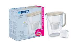 Filtrácia vody BRITA Style Essential 2,4 l + filtr Maxtra Pro, 2 ks béžová

 obrázok produktu 1 z 1