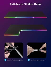 LED pásik Govee Neon RGBIC, LED podsvietenie pre stôl, 3 m biely

 obrázok produktu 4 z 7