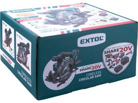 Okružná píla EXTOL 8791822 (s batériou) 

 obrázok produktu 6 z 6