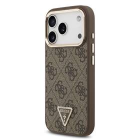 Kryt na mobil Guess 4G Strass Triangle Logo Gold Frame MagSafe na Apple iPhone 18 Pro hnedý

 obrázok produktu 1 z 6