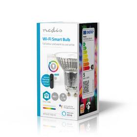 Inteligentná žiarovka Nedis SmartLife bodová, Wi-Fi, GU10, 345 lm, 4.9 W, RGB / Teplá - studená biela 

 obrázok produktu 7 z 7