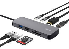 USB Hub Trust Dalyx 8v1 USB-C sivý

 obrázok produktu 6 z 16