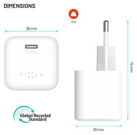 Sieťový adaptér FIXED Mini 65W GaN, USB-C, PD biely

 obrázok produktu 9 z 10