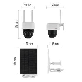 IP kamera EMOS GOSMART venkovní, Wi-Fi IP-1200 WASP 5MPX biela

 obrázok produktu 11 z 18