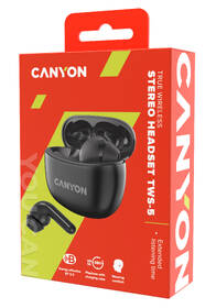 Slúchadlá Canyon TWS-5 BT čierna

 obrázok produktu 4 z 4