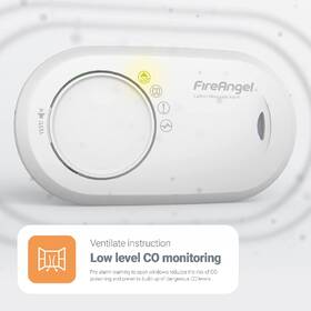 Detektor oxidu uhoľnatého FireAngel s integrovaným zdrojom na 10 rokov prevádzky 

 obrázok produktu 1 z 3