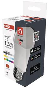 Inteligentná žiarovka EMOS GoSmart A60 11 W E27 ZigBee RGBCCT 

 obrázok produktu 4 z 4
