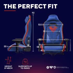 Herná stolička Trust GXT 721SM RUYA PRO Superman modrá

 obrázok produktu 8 z 10